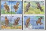 1998 TAIWAN BIRDs OF PRAY 8V - Unused Stamps