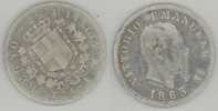Regno - 1 Lira 1863 TO - 1861-1878 : Vittoro Emanuele II