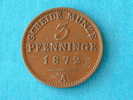 1872 A - PRUSSIA - 3 PFENNINGE - KM 482 ( For Grade, Please See Photo ) ! - Taler Et Doppeltaler