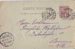 MONACO-ENTIER POSTAL POUR L'ALLEMAGNE 14-2-1901 - Enteros  Postales