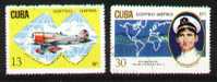 Cuba 1971 Mi 1661-1662 CTO VF - Oblitérés