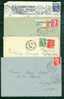 Lot De 4 Lettres Periode Gandon - LN13806 - 1945-54 Marianna Di Gandon