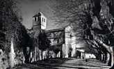 MALAUCENE L EGLISE  1950 PETITE ANIMATION - Malaucene