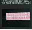 ITALIA REGNO ITALY KINGDOM 1946 LUOGOTENENZA PACCHI POSTALI SENZA FASCI L.10 MNH STUPENDO BLOCCO DI 10 - Pacchi Postali