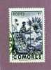 COLONIES FRANCAISES COMORES TIMBRE N° 5 OBLITERE FEMME INDIGENE - Altri & Non Classificati