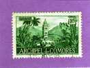 COLONIES FRANCAISES COMORES TIMBRE N° 8 OBLITERE MOSQUEE DE MORONI - Sonstige & Ohne Zuordnung