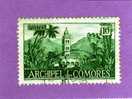 COLONIES FRANCAISES COMORES TIMBRE N° 8 OBLITERE MOSQUEE DE MORONI - Andere & Zonder Classificatie