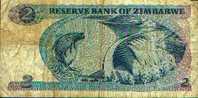 ZIMBABWE - 2 Dollars - Simbabwe