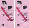 2 X - TEA - Trans European Airways - Otros & Sin Clasificación