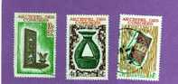 COLONIES FRANCAISES COMORES TIMBRE N° 29 / 30 / 31 OBLITERE ARTISANAT LOCAL - Andere & Zonder Classificatie