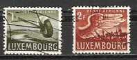 Luxembourg - Poste Aérienne - 1946 - Y&T 7/8 - Oblit. - Oblitérés