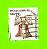 Timbre Oblitéré Used Stamp Slo Carimbado 13C Proclaim Liberty Throughout All The Land ETATS UNIS USA - Used Stamps