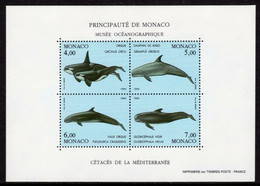 Monaco 1994 MiNr. 2169 - 2172 (Block 62)  Marine Mammals - III Whales S\sh MNH** 14,00 € - Wale