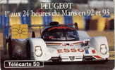 # France 369 F393 PEUGEOT 905 1 50u Gem 07.93 -voiture,car- Tres Bon Etat - 1993