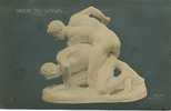 Arts -art- Ref B07- Sculpture - Theme Sport - Groupe Des Lutteurs -florence    - Carte Bon Etat - - Lutte