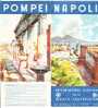 B0035  Brochure Pubblicitaria SORRENTO- CAPRI-POMPEI-NAPOLI-CASTELLAMMARE DI STABIA- Anni ´50/ill.Frattini - Turismo, Viajes