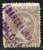 Carteria Oficial Tipo II BADALONA (Barcelona) Violeta - Used Stamps