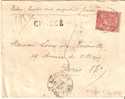 1901 YVERT 104 Sur Lettre PONT AUDEMER - Cartas & Documentos