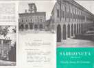 B0039  Brochure Pubblicitaria MANTOVA-SABBIONETA Anni ´60/Teatro Olimpico/Villa Pasquali - Turismo, Viajes