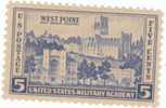 Scott #789, 5 Cent 1936-37 Army Issue US Mint Stamp, West Point Army Academy - Unused Stamps