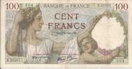 -  BILLET DE 100 FRANCS -  SULLY - 304 - QE.3.4.1941.QE - 100 F 1939-1942 ''Sully''