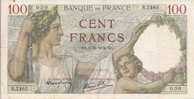 -  BILLET DE 100 FRANCS -  SULLY - 030 - TR.5.10.1939.TR - 100 F 1939-1942 ''Sully''