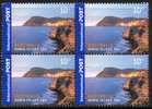 Australia 2007 International Island Jewels 10c Maria Island MNH Block Of 4 - Ongebruikt