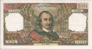 - BILLET DE 100 FRANCS - CORNEILLE - 14406 - E.4-1-1968.E - 100 F 1964-1979 ''Corneille''