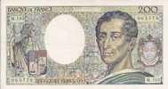 - BILLET DE 200 FRANCS - MONTESQUIEU - 063776 - 1992 - - 200 F 1981-1994 ''Montesquieu''