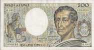 - BILLET DE 200 FRANCS - MONTESQUIEU - 306036 - 1987 - - 200 F 1981-1994 ''Montesquieu''