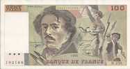 - BILLET DE 100 FRANCS - DELACROIX - 1993 - 192168 - - 100 F 1978-1995 ''Delacroix''