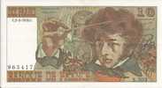 - BILLET DE 10 FRANCS - BERLIOZ - C - 2 - 3 - 1978 - C - 965417 - - 10 F 1972-1978 ''Berlioz''