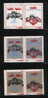 POLAND SOLIDARNOSC 1990 OBCANSKIE FORUM POLAND CZECH 3 PAIRS PERF (SOLID 0424/0324) - Vignettes Solidarnosc