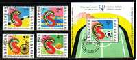 BULGARIA / BULGARIE - 1993 - XVII World Summer G´s For Deafs - 4v + Bl. - Used - Handicap