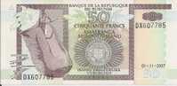 -  BANQUE DE LA REPUBLIQUE DU BURUNDI - CINQUANTE  FRANCS - 01 -11- 2007 - Burundi