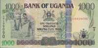 -   BANK OF UGANDA - OUGANDA -  1000 - ONE THOUSAND SHILLINGS - 2009 - - Uganda