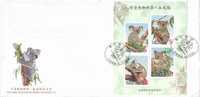 FDC 2002 Cute Animal - Koala Stamps S/s Fauna Bear Eucalyptus WWF - Ours