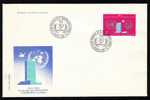 ROMANIA  1985 ,FDC COVER  30 YEARS ONU ANNIVERSARY. - FDC