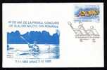 Romania 1995 Very Rare Cover  RRR  With Sport   ROWING,very Rare PMK.. - Canoe