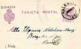 1921 CARTOLINA POSTALE  VALENZIA - Lettres & Documents