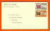 SOUTH AFRICA 1954 FDC With Address Orange Freestate 237-238 - FDC