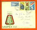 SOUTH AFRICA 1960 Enveloppe With Address 268-271 Unipex 50 Years - Lettres & Documents