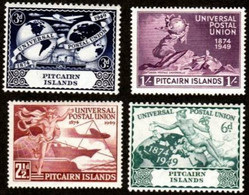 PITCAIRN ISLANDS..1949..Michel # 15-18...MLH...MiCV - 50 Euro. - Pitcairneilanden