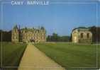 .carte Postale 76 - Cany Barville - Le Chateau Trés Beau Plan - Cany Barville