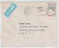 Israel Cover Sent Air Mail To USA Jerusalem 4-10-1972 - Cartas & Documentos