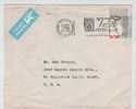 Israel Cover Sent Air Mail To USA Jerusalem 14-1-1973 - Cartas & Documentos