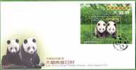 FDC 2009 Cute Animal Stamp S/s – Giant Panda Fauna Bear Bamboo - Beren