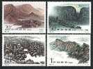 China 1995-23 Songshan Mountain Stamps Rock Geology Moon Forest Temple Mount - Buddhism