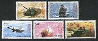 China 1997-12 Chinese Army Stamps Missile Tank Warship Martial Rocket - Asien