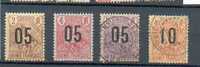 GUI 161 - YT 55* - 56 NSG-57 Obli-61 Obli - Used Stamps